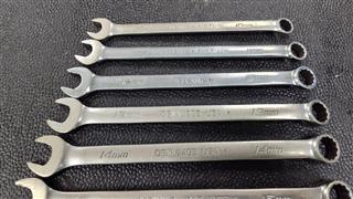 Snap-on 10pc Metric Flank Drive Plus Combination Wrench Set